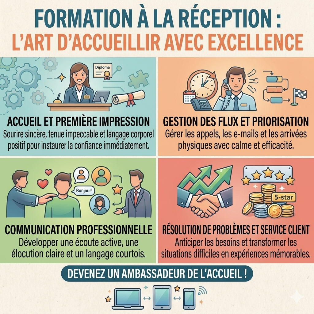 Formation sur la réception Formation sur la réception